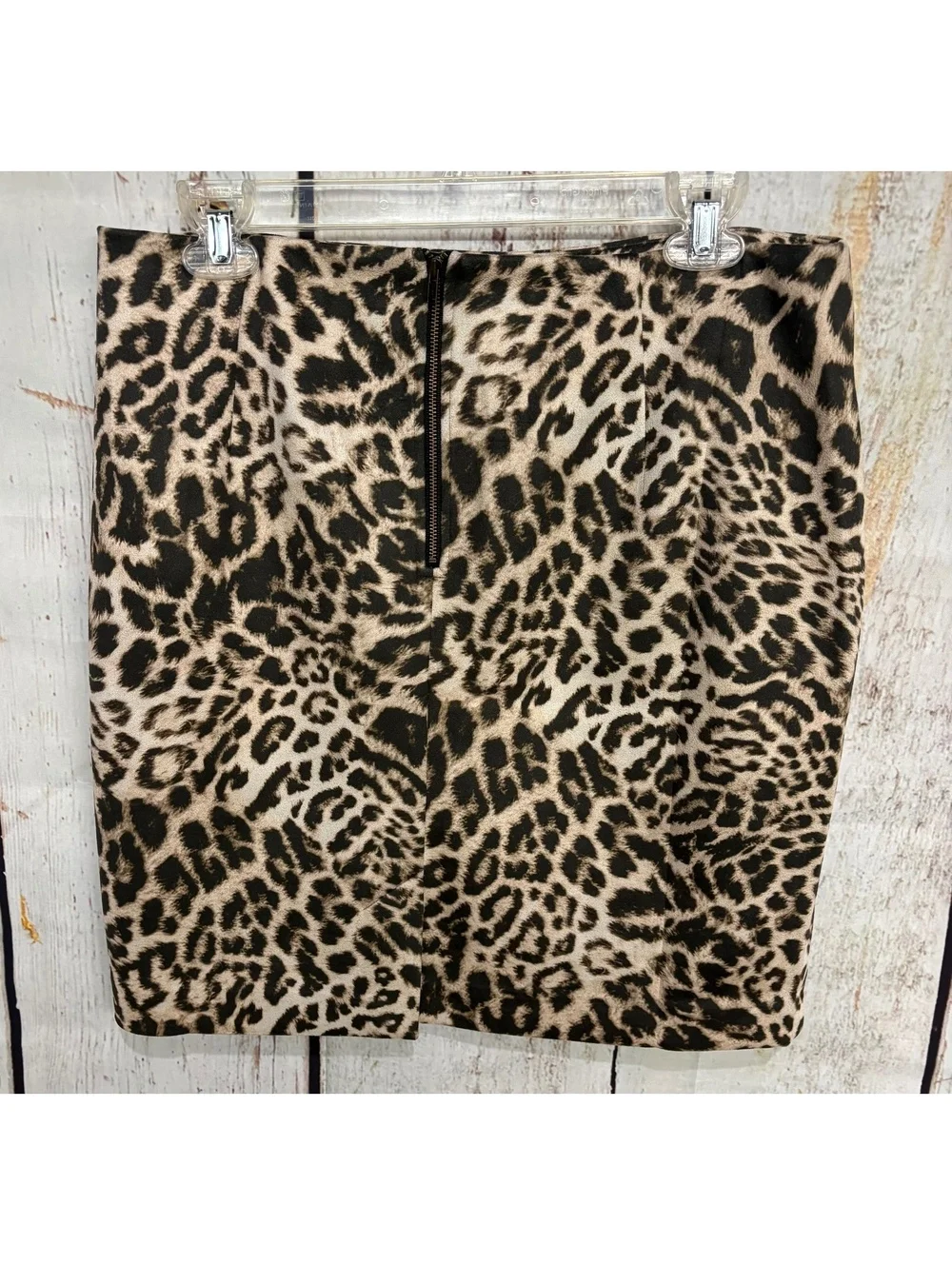 Cabi Women's Sophia Leopard Print Pencil Skirt Style #4609 Size 10
